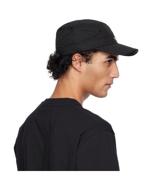 Y-3 Black Work Cap for men