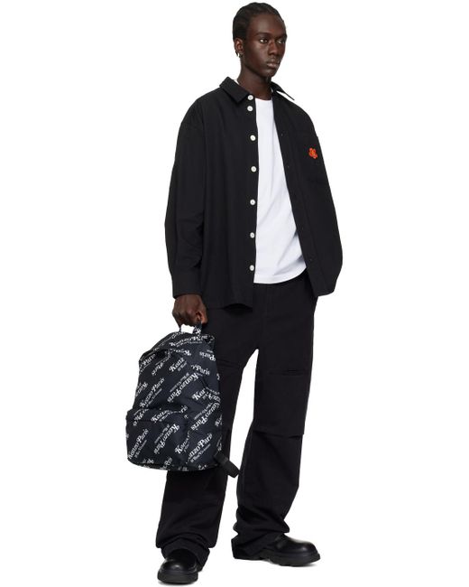 KENZO Black Paris Verdy Edition Gram Backpack for men