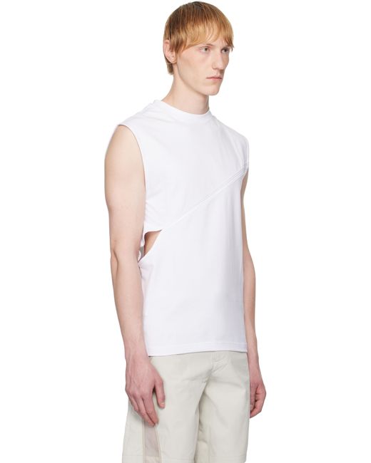 HELIOT EMIL White Pleistos Tank Top for men