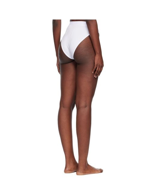 MARINE SERRE Multicolor Moon Logo Stretched Jersey High-Waist Briefs