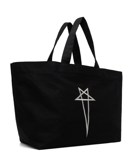 Rick Owens Black Temple Beach Tote for men
