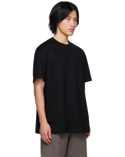 Wooyoungmi Black Printed T-shirt for men