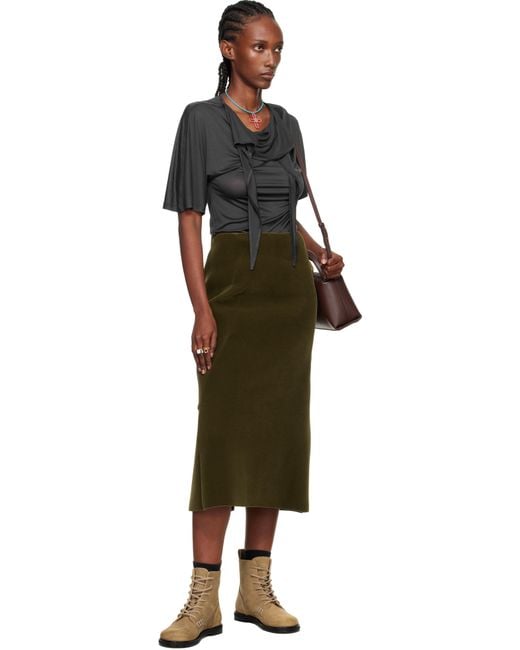 J.W. Anderson Brown Tan Loafer Boots