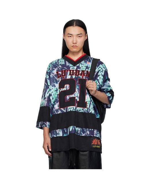 Lu'u Dan Blue Hockey L-D T-Shirt for men
