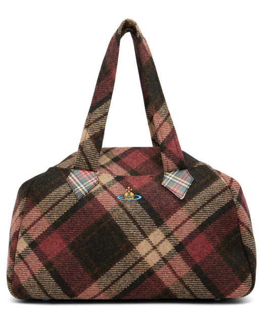 Vivienne Westwood Brown Archive Yasmine Large Tote for men