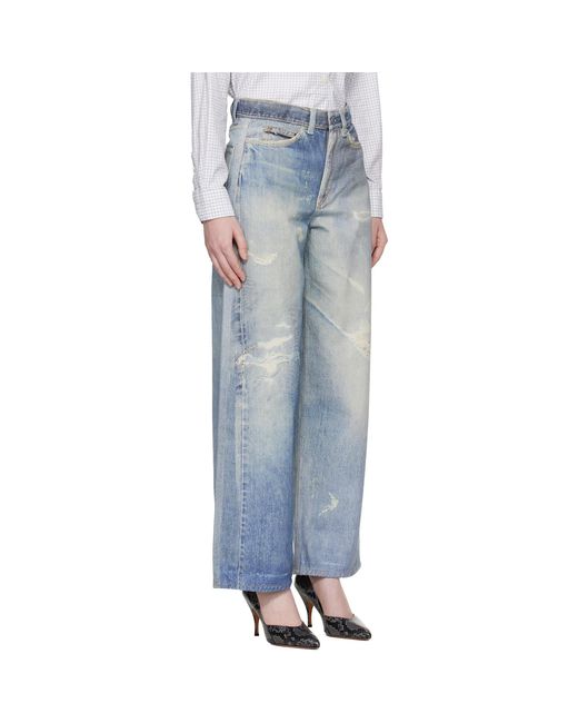 Our Legacy Blue Full Cut Jeans