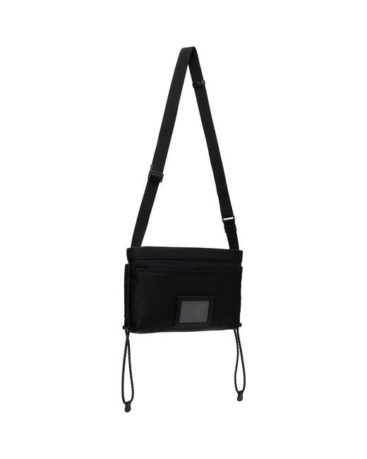 Moncler Black Kenton Drill Crossbody Bag for men