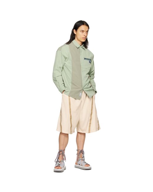 Suicoke Brown Gray Ray-ab Sandals for men