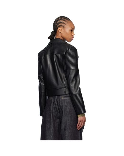 Mackage Black Masina Leather Jacket