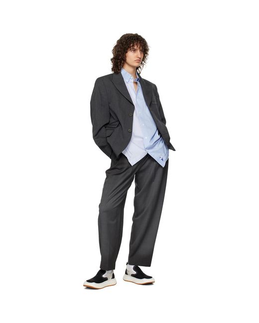 Chemise Bleue À Panneaux Adererror en coloris White