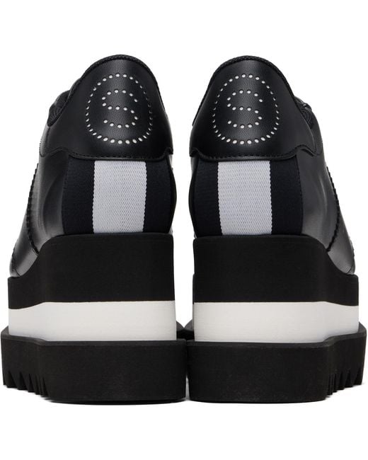 Stella McCartney Black Sneak-Elyse Platform Sneakers