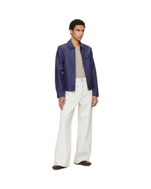 A.P.C. Blue Victor Jacket for men