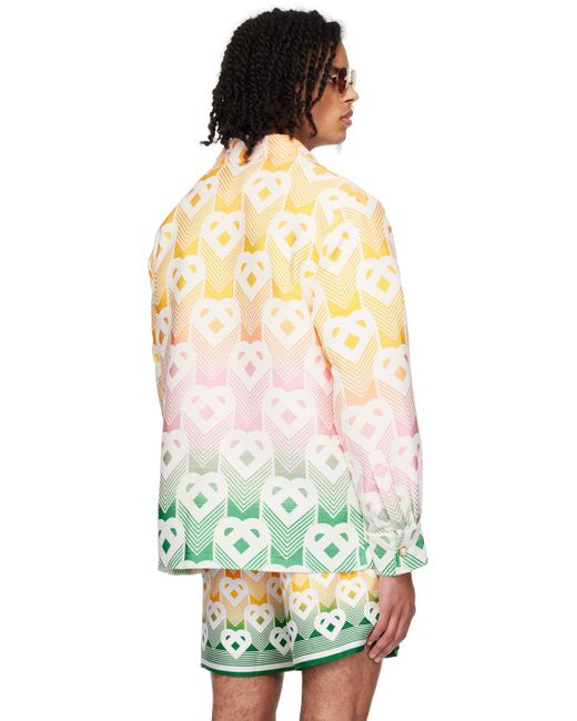 Casablancabrand Multicolor Gradient Heart Jacket for men