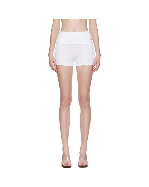 Jean Paul Gaultier Multicolor 'The Garter' Mini Shorts