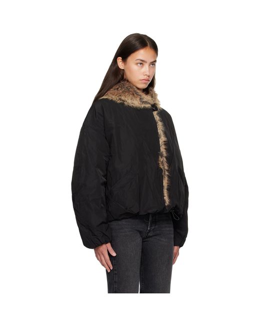 Isabel Marant Black Charone Puffer Jacket