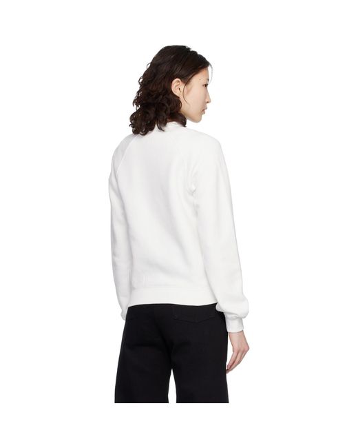 Pull Molletonné Blanc Cassé KENZO en coloris Black