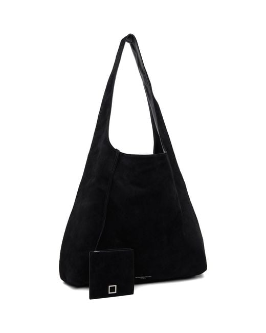 Wooyoungmi Black Suede Tote for men