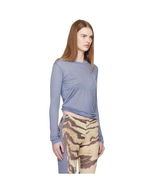 Baserange Blue Long Sleeve T-Shirt
