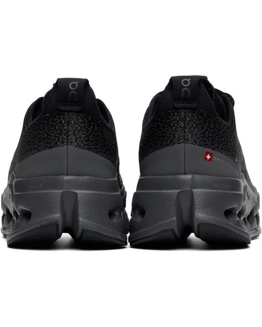 On Shoes Black Cloudsurfer Max Sneakers