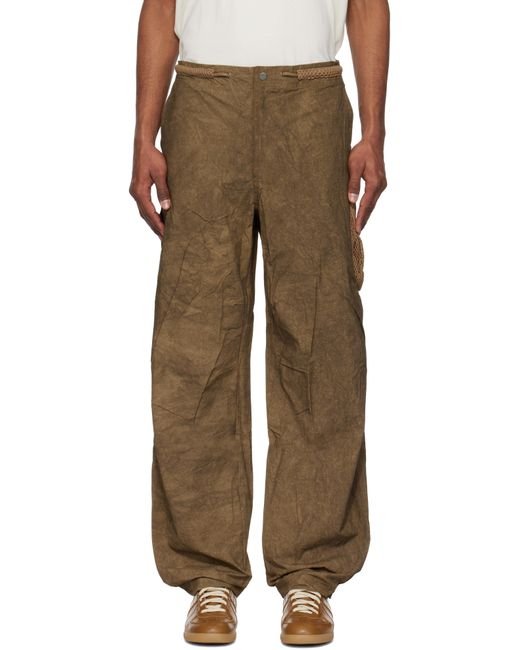 Dime Brown Trooper Pants for men