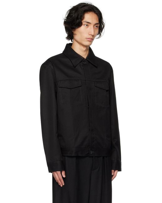 Filippa K Black Workwear Jacket for men