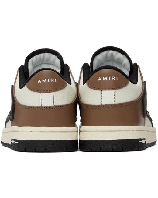 Amiri Multicolor Skel Leather Sneakers for men