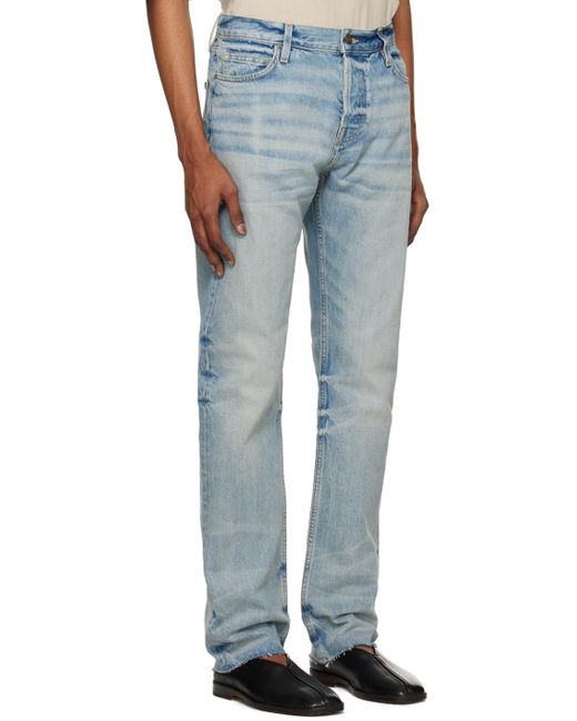 Fear Of God Blue Five-pocket Jeans for men