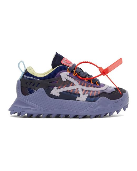 Off-White c/o Virgil Abloh Purple Odsy-1000 Sneakers
