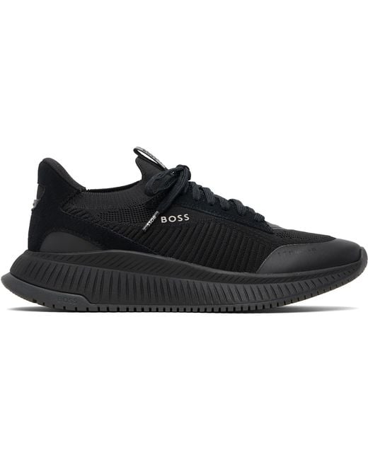 Boss Black Ttnm Evo Knitted Upper Sneakers for men