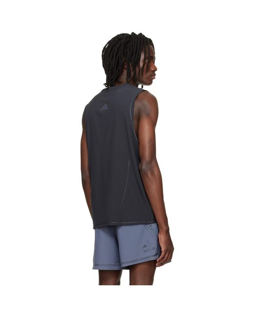 Song For The Mute Black Adidas Originals Edition Adirun01 Running Tank Top for men