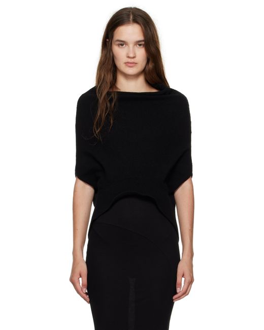 Pull Sans Manches Noir Rick Owens en coloris Black