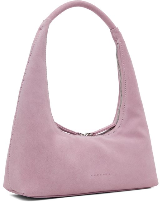 MARGE SHERWOOD パープル インテグレーテッド ストラップ ショルダーバッグ Purple