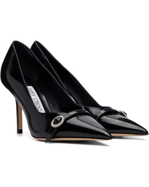 Jimmy Choo Black Keari 85 Heels