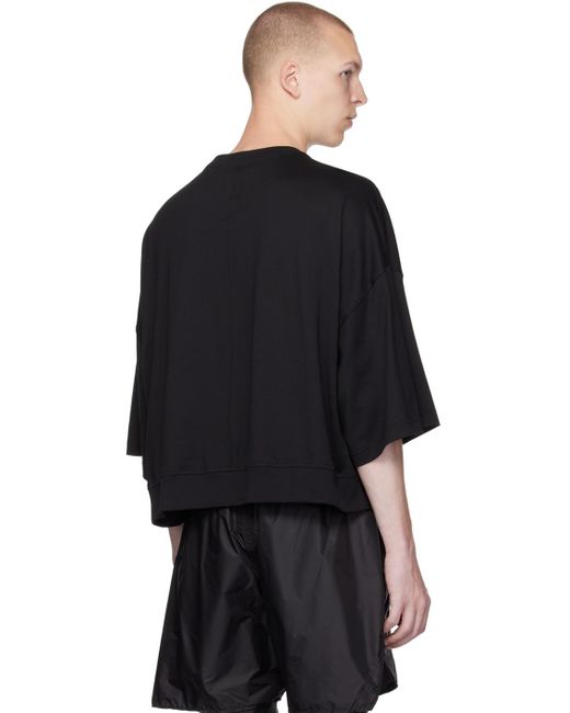 Rick Owens Black Champion Edition Tommy T-shirt for men