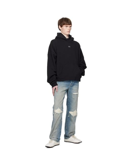 Stolen Girlfriends Club Black Stolen Razor Hoodie for men