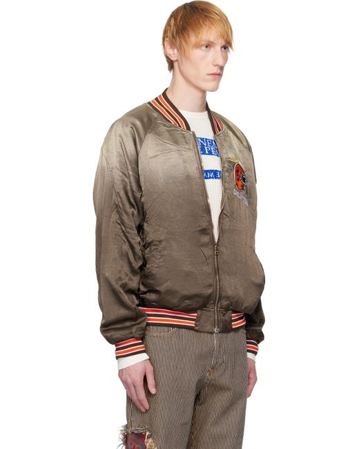 PALY Brown Cassavettes Bomber Jacket for men