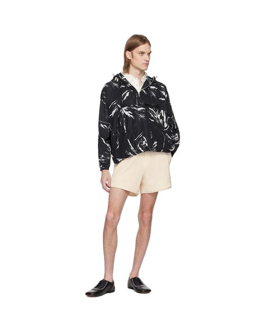 Wales Bonner Black Bloom Anorak for men