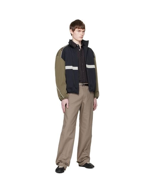 Commission Brown Taupe Rave Cargo Pants for men