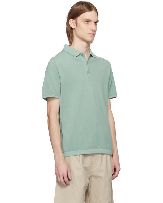 Reigning Champ Green Supima Pique Ace Polo for men