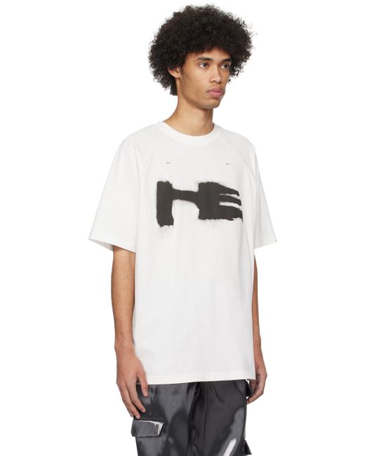 HELIOT EMIL White Xylem T-shirt for men