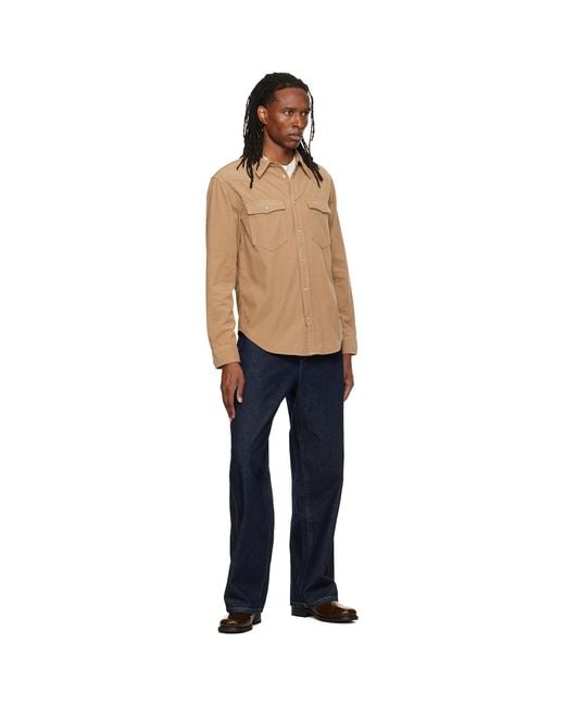 Isabel Marant Natural Vasco Shirt for men