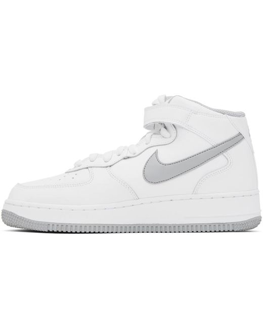 Nike Air Force 1 Mid "white/grey" Shoes for men