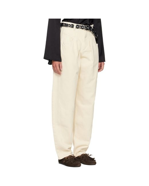 Isabel Marant Natural Lisha Jeans