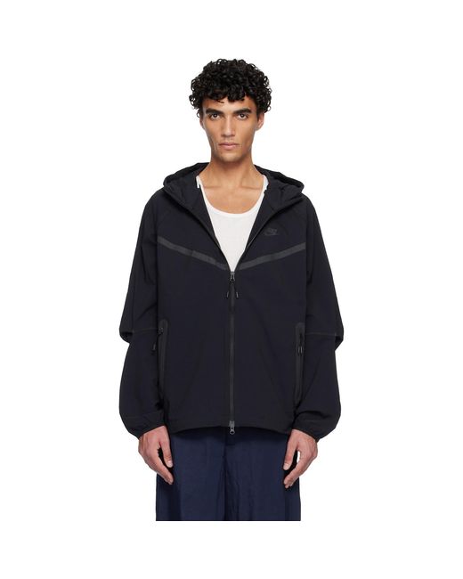 Nike Blue Tech Woven Jacket for men