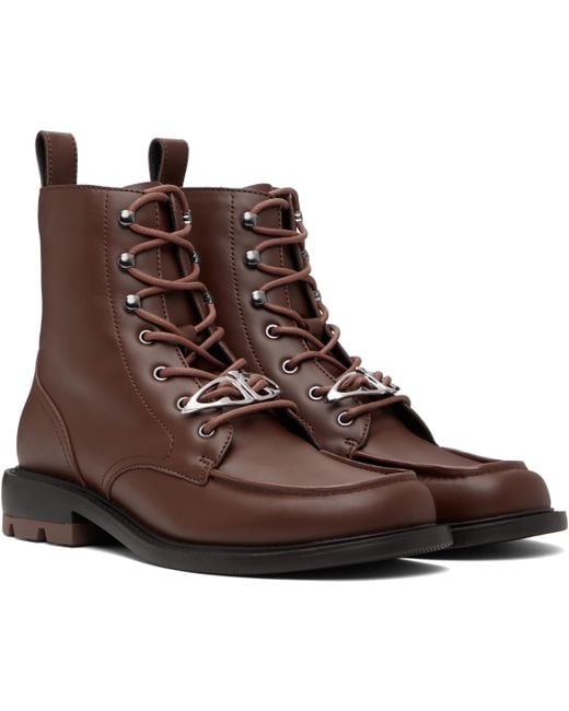 BOTH Paris Brown Dressy Laced Boots for men