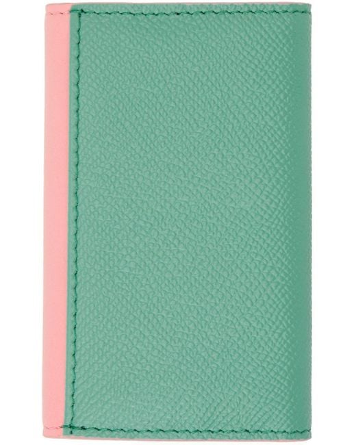 Maison Margiela Pink & Green Four Stitches Keychain for Men | Lyst
