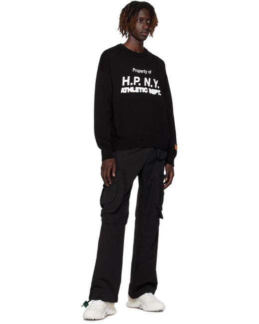 Heron Preston Black 'hpny 23' Sweater for men