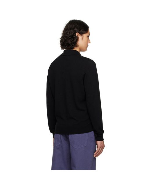 The Row Black Judi Polo for men