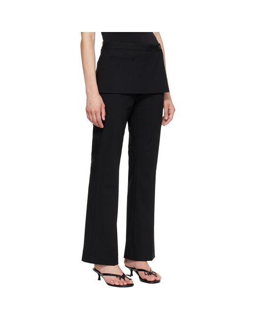 Sandy Liang Black Mulberry Trousers