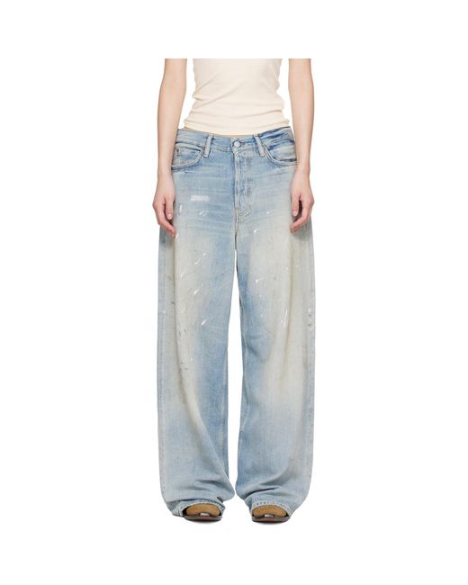 Acne Black Loose Fit 1981 Jeans